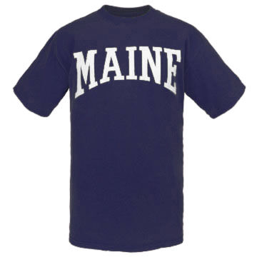 Cape Cod Textile Mens Maine Arch Design Short-Sleeve T-Shirt