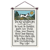 Spooner Creek "Dog Wisdom" Large Rectangle Tile