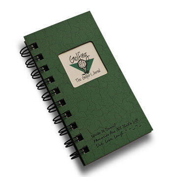 Journals Unlimited Golfing - The Golfers Mini Journal - Dark Green