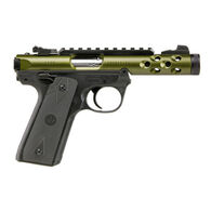 Ruger Mark IV 22/45 Lite TB OD Green Anodized 22 LR 4.4" 10-Round Pistol w/ 2 Magazines