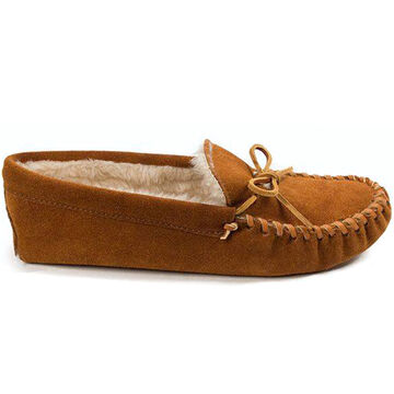 Minnetonka Mens Pile-Lined Soft Sole Moccasin