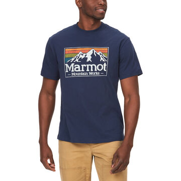 Marmot Mens Mountain Works Gradient Short-Sleeve T-Shirt