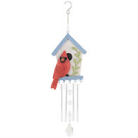 Carson Home Accents Cardinal Songbird Wind Chime