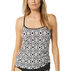 Beach House - Gabar - Swimwear Anywhere Womens Bridget Shirred Side Underwire Textured Tankini Swimsuit Top