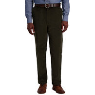 Haggar Men's Stretch Corduroy Classic Fit Flat Front Pant