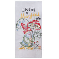 Kay Dee Designs Garden Gnomes Embroidered Flour Sack Towel