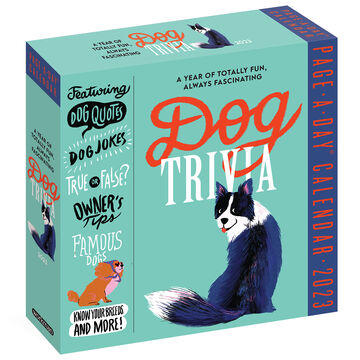 Dog Trivia 2023 Page-A-Day Calendar by Workman Publishing