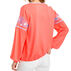 Southern Tide Womens Sienna Embroidered Boho Long-Sleeve Top