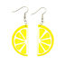 Winter Hill Jewelry Womens Lemon Dangle Earring