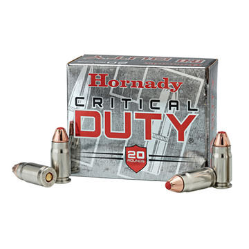 Hornady Critical Duty 357 Magnum 135 Grain FlexLock Handgun Ammo (25)