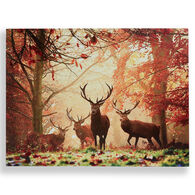 Giftcraft Deer Design LED Canvas Wall Print