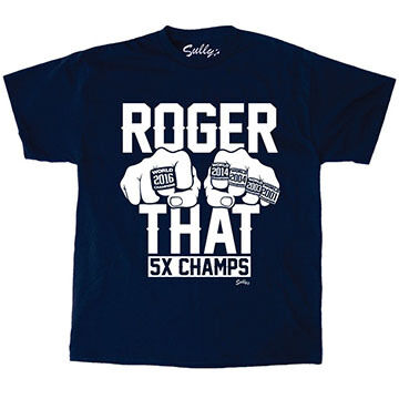 Sullys Mens Roger That 5 Rings Short-Sleeve T-Shirt