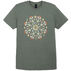 Soul Flower Womens Mushroom Mandala Short-Sleeve T-Shirt