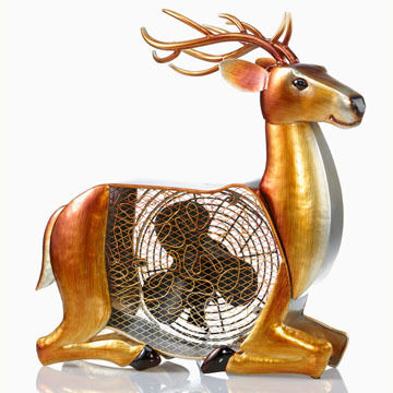 DECO BREEZE Figurine Fan - Deer