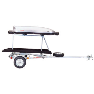 Malone Auto Racks MicroSport LowBed Trailer w/Tier - Assembled