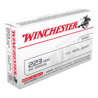 Winchester 223 Remington 62 Grain FMJ Rifle Ammo (20)