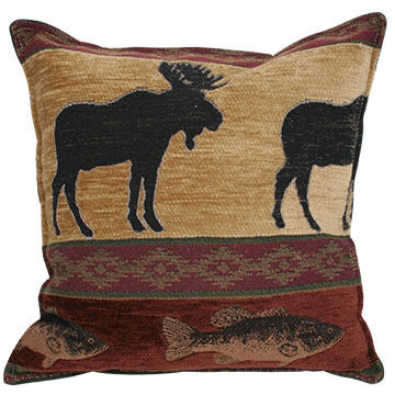 Paine Products 10 x 11 Moose Tapestry Balsam Pillow