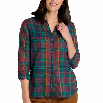 Toad&Co Womens Re-Form Flannel Long-Sleeve Shirt