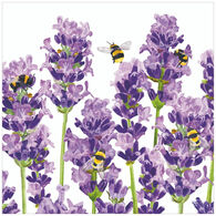 Paperproducts Design Bees & Lavender Beverage Napkin