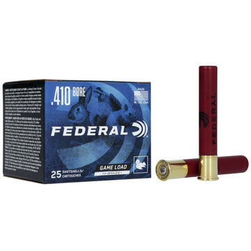 Federal Game Load Upland Hi-Brass 410 Bore 3 11/16 oz. #7.5 Shotshell Ammo (25)