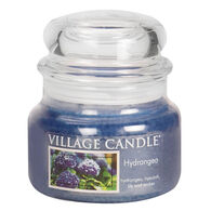 Village Candle Small Glass Jar Candle - Hydrangea