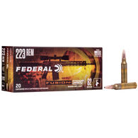 Federal Fusion MSR 223 Remington 62 Grain Fusion Soft Point Rifle Ammo (20)