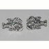 Semaki & Bird, Ltd. Womens Sterling Silver Lobster Earring