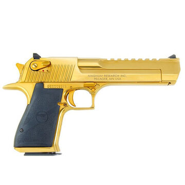 Magnum Research Desert Eagle Mark XIX Titanium Gold 50 AE 6 7-Round Pistol