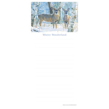 Pumpernickel Press Winters Beauty Magnetic List Notepad