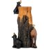 Big Sky Carvers Bearfoots Bear and Moose Bud Vase Figurine