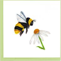 Quilling Card Bumble Bee Greeting Card