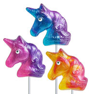 Melville Candy Company Glitter Swirl Unicorn-Shaped Lollipop