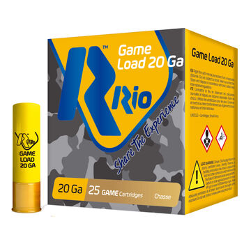 Rio Game Load Field Load 20 GA 2-3/4 1 oz. #7.5 Shotshell Ammo (25)