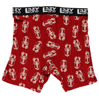 Lazy One Men's Lobster Boxer Brief