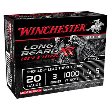 Winchester Long Beard XR 12 GA 3 1-1/4 oz. #5 Shotshell Ammo (10)