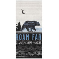Kay Dee Designs Wildwoods Lodge Roam Bear Dual Purpose Terry Towel
