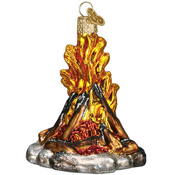 Old World Christmas Campfire Ornament
