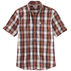 Carhartt Mens Essential Plaid Button-Down Short-Sleeve Shirt