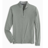 Southern Tide Men's Cruiser Heather Micro Striped Performance Quarter-Zip Pullover