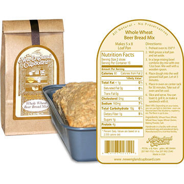 New England Cupboard Whole Wheat Beer Bread Mix, 17 oz.