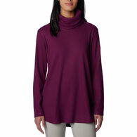 Columbia Women's Holly Hideaway Waffle Cowl Neck Pullover Shirt