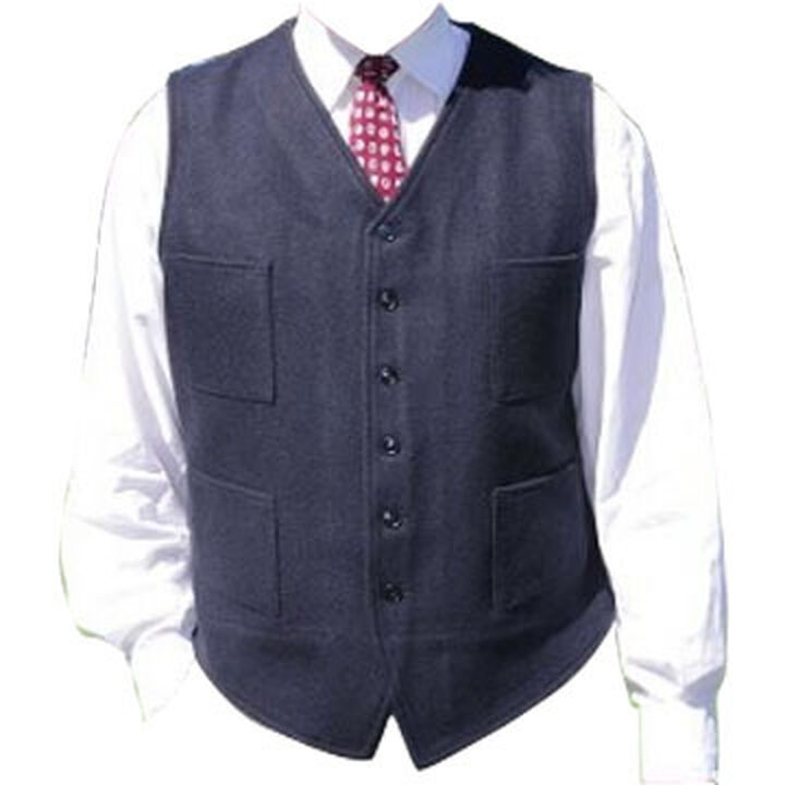 Johnson Woolen Mills Men's Button Front Vest | Kittery Trading Post