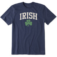 Life is Good Men's Clean Irish Clover Crusher Short-Sleeve T-Shirt