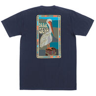 Dark Seas Men's Birds Eye View Pigment Short-Sleeve T-Shirt