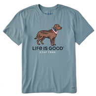 Life is Good Men's Stay True Dog Crusher-Lite Short-Sleeve T-Shirt