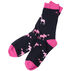 Hatley Womens Pink And Navy Moose Sock