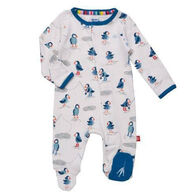 Magnetic Me Infant Stud Puffin Organic Cotton Magnetic Parent Parent Favorite Footie Pajama