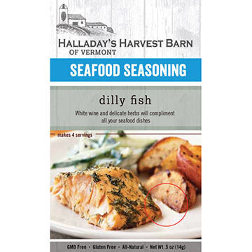 Halladays Harvest Barn Dilly Herb Fish Seasoning