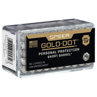 Speer Gold Dot Short Barrel Personal Protection Rimfire 22 WMR 40 Grain HP Ammo (50)