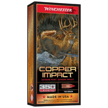 Winchester Copper Impact 350 Legend 150 Grain Lead-Free Ammo (20)